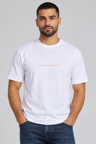 ΜΠΛΟΥΖΑ T-SHIRT HUGO - 100 ΛΕΥΚΟ